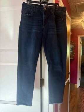 Democracy Women's Dark Blue Slim Straight Jeans